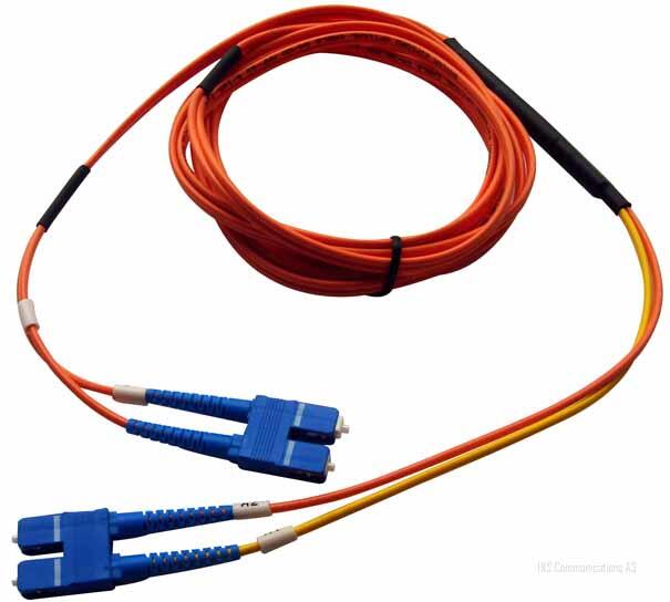P-MC6-D3O-SCP-SCP-03 Fiberworks AS  Patchcord mode conditioning SC/PC-SC/PC MM 62,5/125, Duplex 2 mm, 3 meter